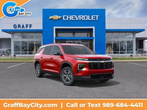 Red 2026 Chevrolet Traverse LT for sale in Bay City, MI