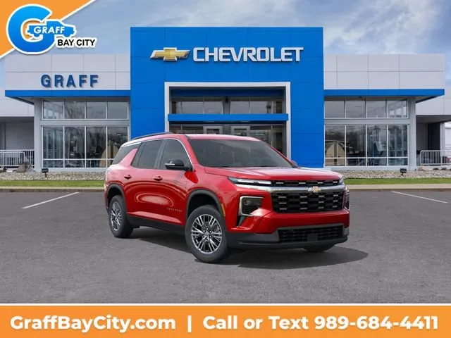 Red 2026 Chevrolet Traverse LT for sale in Bay City, MI