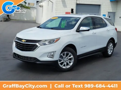 White 2019 Chevrolet Equinox LT for sale in Bay City, MI
