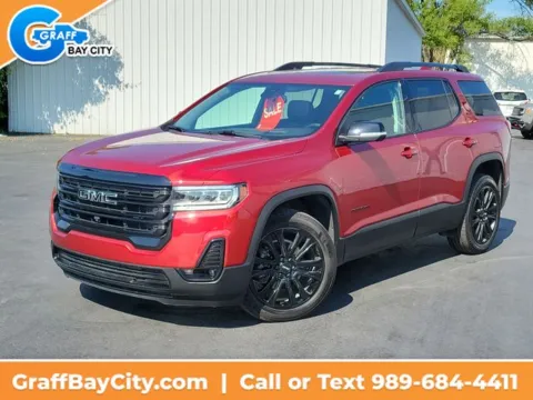 Red 2023 GMC Acadia SLT for sale in Bay City, MI