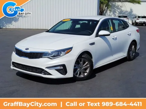 White 2019 Kia Optima LX for sale in Bay City, MI