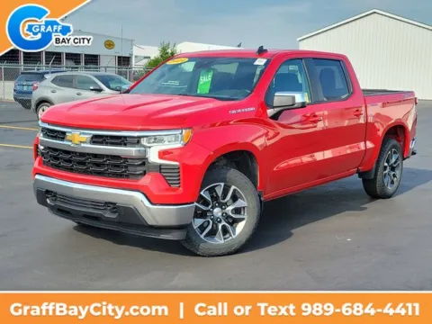 Red 2024 Chevrolet Silverado 1500 LT for sale in Bay City, MI