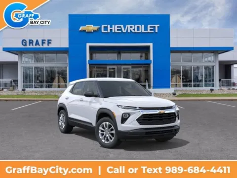 White 2026 Chevrolet Trailblazer LS for sale in Bay City, MI