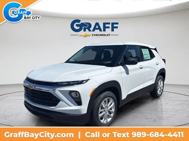 White 2026 Chevrolet Trailblazer LS for sale in Bay City, MI