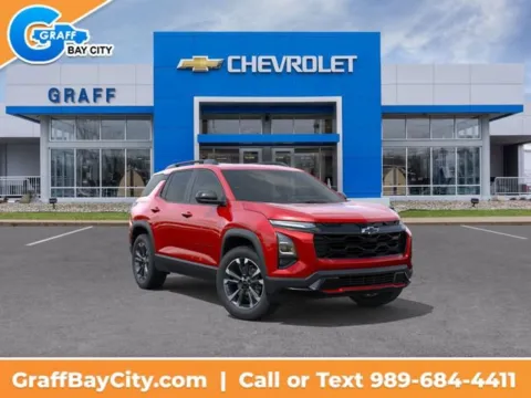 Red 2026 Chevrolet Equinox RS for sale in Bay City, MI