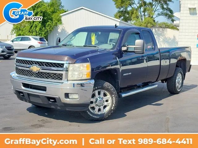 Blue 2011 Chevrolet Silverado 2500HD LTZ for sale in Bay City, MI