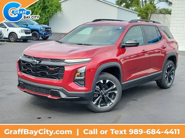 Red 2025 Chevrolet Equinox RS for sale in Bay City, MI