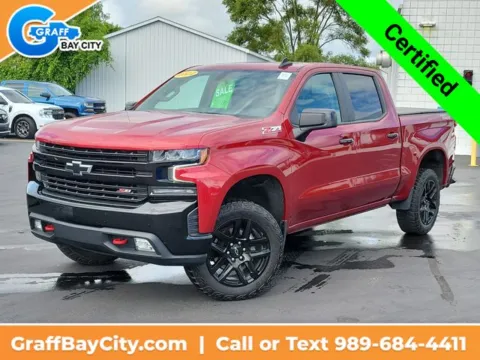 Red 2022 Chevrolet Silverado 1500 LTD LT Trail Boss for sale in Bay City, MI