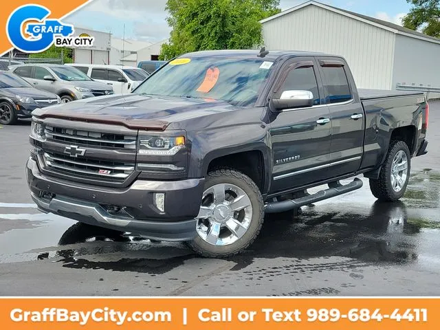 Gray 2016 Chevrolet Silverado 1500 LTZ for sale in Bay City, MI