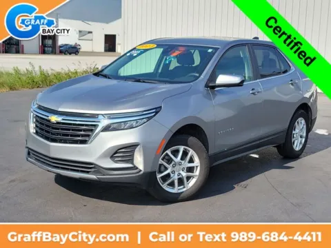 Gray 2023 Chevrolet Equinox LT for sale in Bay City, MI