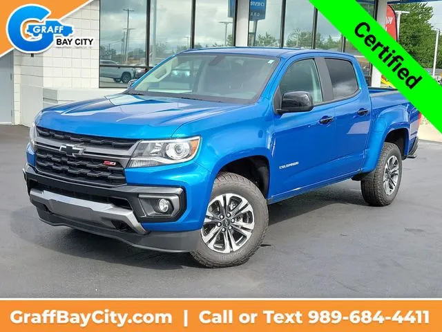 Blue 2022 Chevrolet Colorado Z71 for sale in Bay City, MI