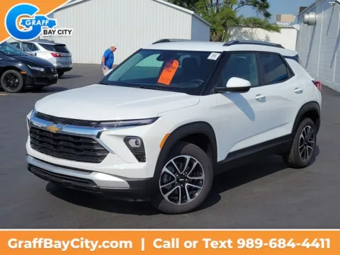 White 2025 Chevrolet TrailBlazer LT for sale in Bay City, MI