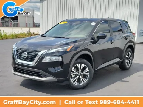 Black 2023 Nissan Rogue SV for sale in Bay City, MI