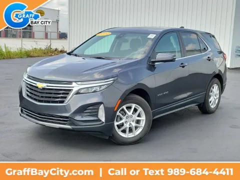 Gray 2022 Chevrolet Equinox LT for sale in Bay City, MI