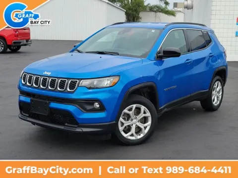 Blue 2024 Jeep Compass Latitude for sale in Bay City, MI
