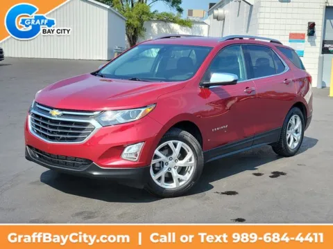 Red 2018 Chevrolet Equinox Premier for sale in Bay City, MI