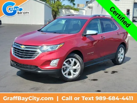 Red 2018 Chevrolet Equinox Premier for sale in Bay City, MI