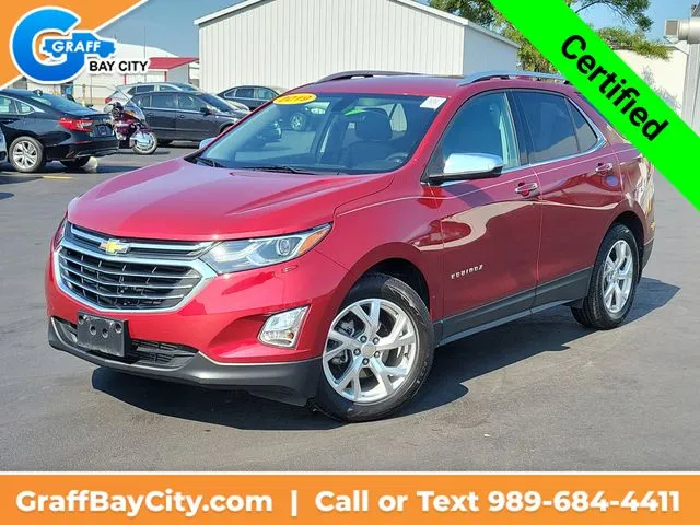 Red 2019 Chevrolet Equinox Premier for sale in Bay City, MI