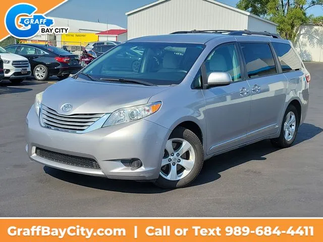 Silver 2017 Toyota Sienna LE for sale in Bay City, MI