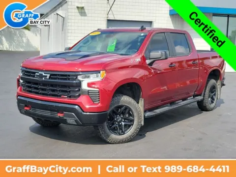 Red 2023 Chevrolet Silverado 1500 LT Trail Boss for sale in Bay City, MI