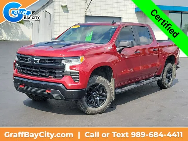Red 2023 Chevrolet Silverado 1500 LT Trail Boss for sale in Bay City, MI