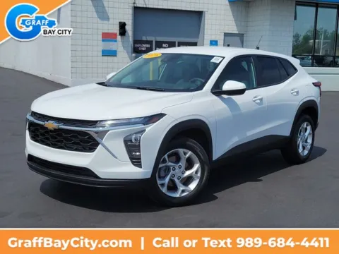 White 2025 Chevrolet Trax LS for sale in Bay City, MI