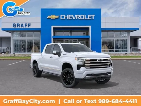 White 2026 Chevrolet Silverado 1500 High Country for sale in Bay City, MI