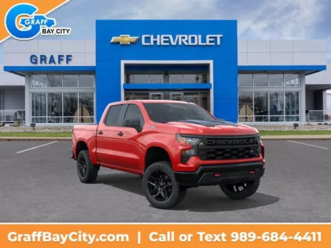 Red 2026 Chevrolet Silverado 1500 Custom Trail Boss for sale in Bay City, MI