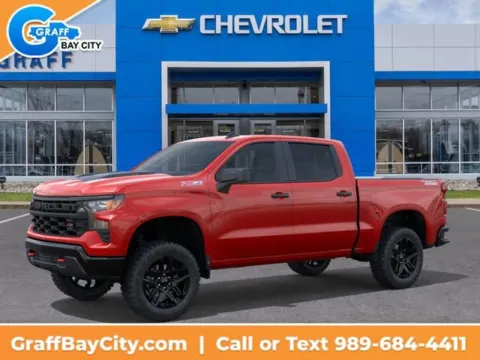 Photos of 2026 Chevrolet Silverado 1500 Custom Trail Boss for sale in Bay City, MI at Graff Chevrolet, INC.
