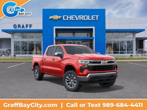 Red 2026 Chevrolet Silverado 1500 LT (2FL) for sale in Bay City, MI