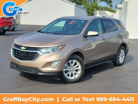 Beige 2019 Chevrolet Equinox LT for sale in Bay City, MI