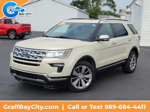 Beige 2018 Ford Explorer Limited for sale in Bay City, MI
