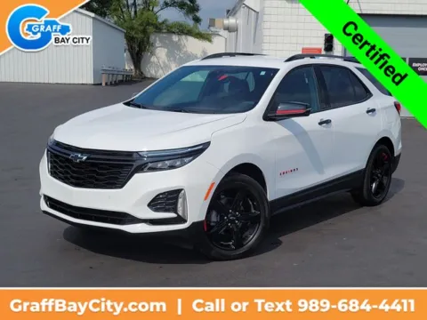 White 2024 Chevrolet Equinox Premier for sale in Bay City, MI