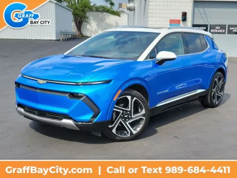 Blue 2024 Chevrolet Equinox EV LT for sale in Bay City, MI