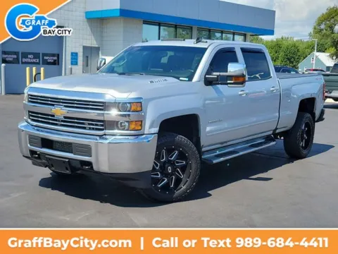 Silver 2016 Chevrolet Silverado 2500 HD LT for sale in Bay City, MI