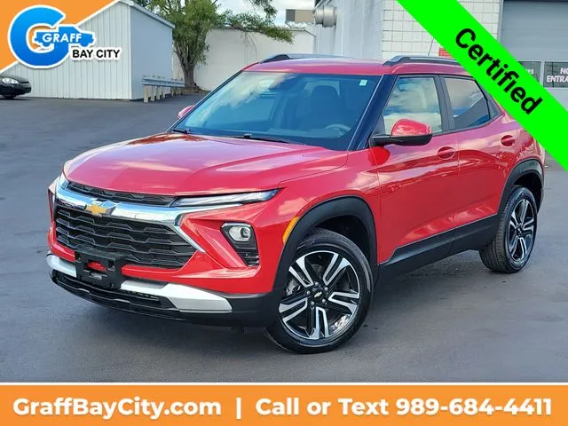 Red 2026 Chevrolet TrailBlazer LT for sale in Bay City, MI