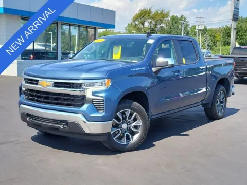 Blue 2024 Chevrolet Silverado 1500 LT for sale in Bay City, MI