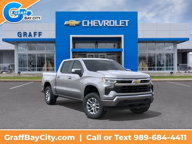 Gray 2026 Chevrolet Silverado 1500 LT for sale in Bay City, MI