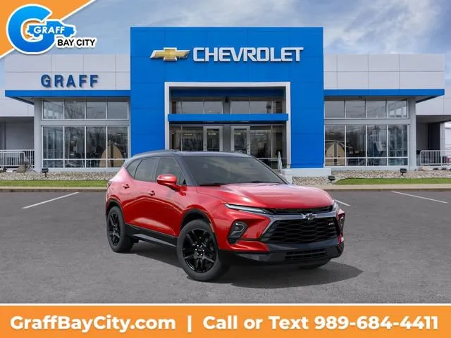 Red 2026 Chevrolet Blazer RS for sale in Bay City, MI