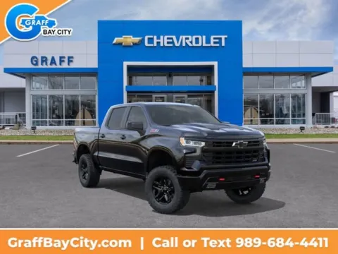 Black 2026 Chevrolet Silverado 1500 LT Trail Boss for sale in Bay City, MI