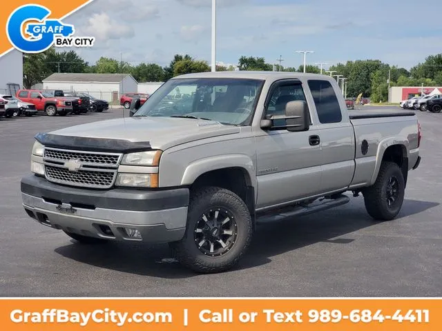 Silver 2005 Chevrolet Silverado 2500 HD LS for sale in Bay City, MI