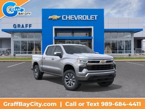 Gray 2026 Chevrolet Silverado 1500 LT (2FL) for sale in Bay City, MI