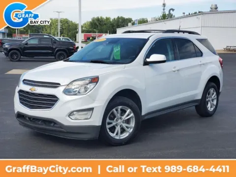 White 2017 Chevrolet Equinox LT for sale in Bay City, MI
