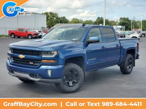 Blue 2018 Chevrolet Silverado 1500 LT for sale in Bay City, MI