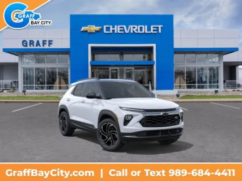 White 2026 Chevrolet Trailblazer RS for sale in Bay City, MI