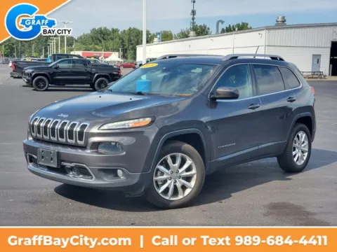 Gray 2015 Jeep Cherokee Limited for sale in Bay City, MI