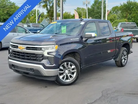 Gray 2024 Chevrolet Silverado 1500 LT for sale in Bay City, MI