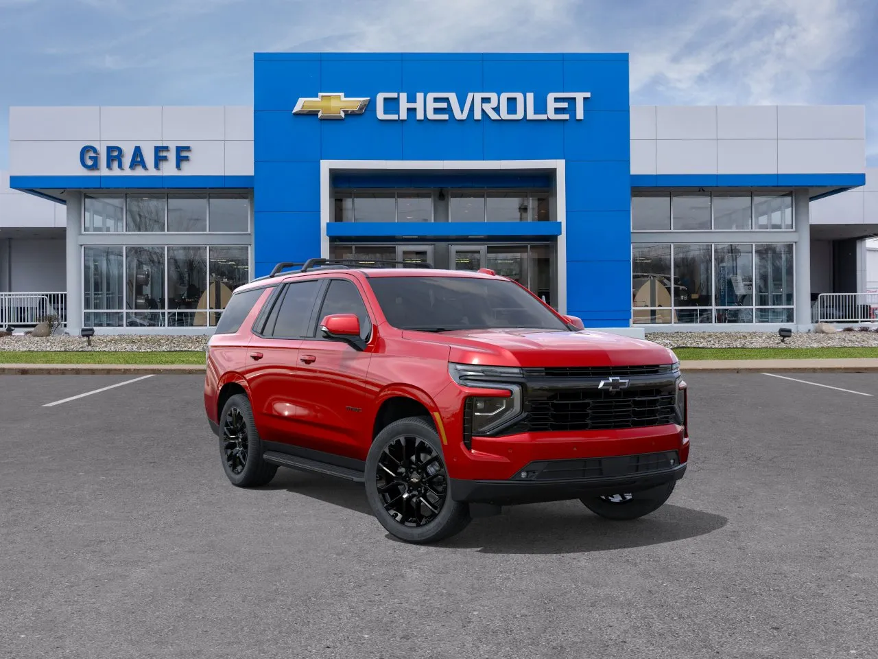 Red 2026 Chevrolet Tahoe RST for sale in Bay City, MI