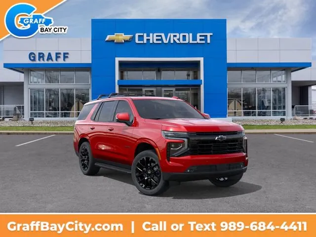 Red 2026 Chevrolet Tahoe RST for sale in Bay City, MI