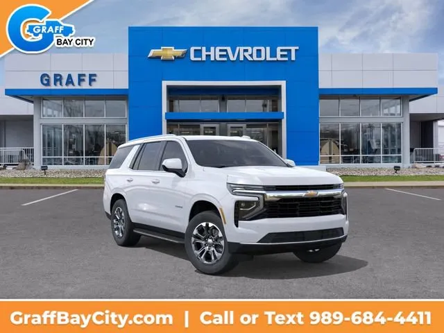 White 2026 Chevrolet Tahoe LS for sale in Bay City, MI